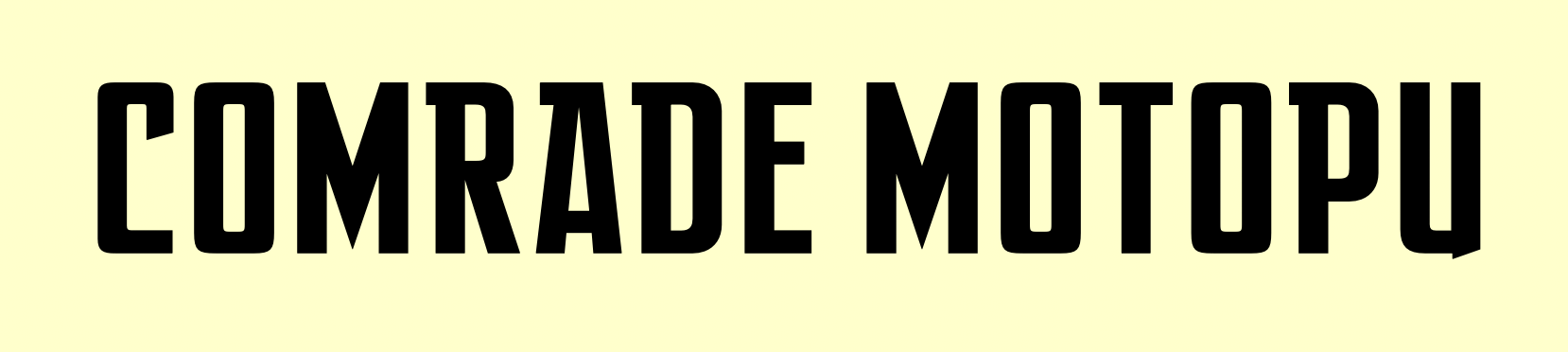 Comrade motopu logo